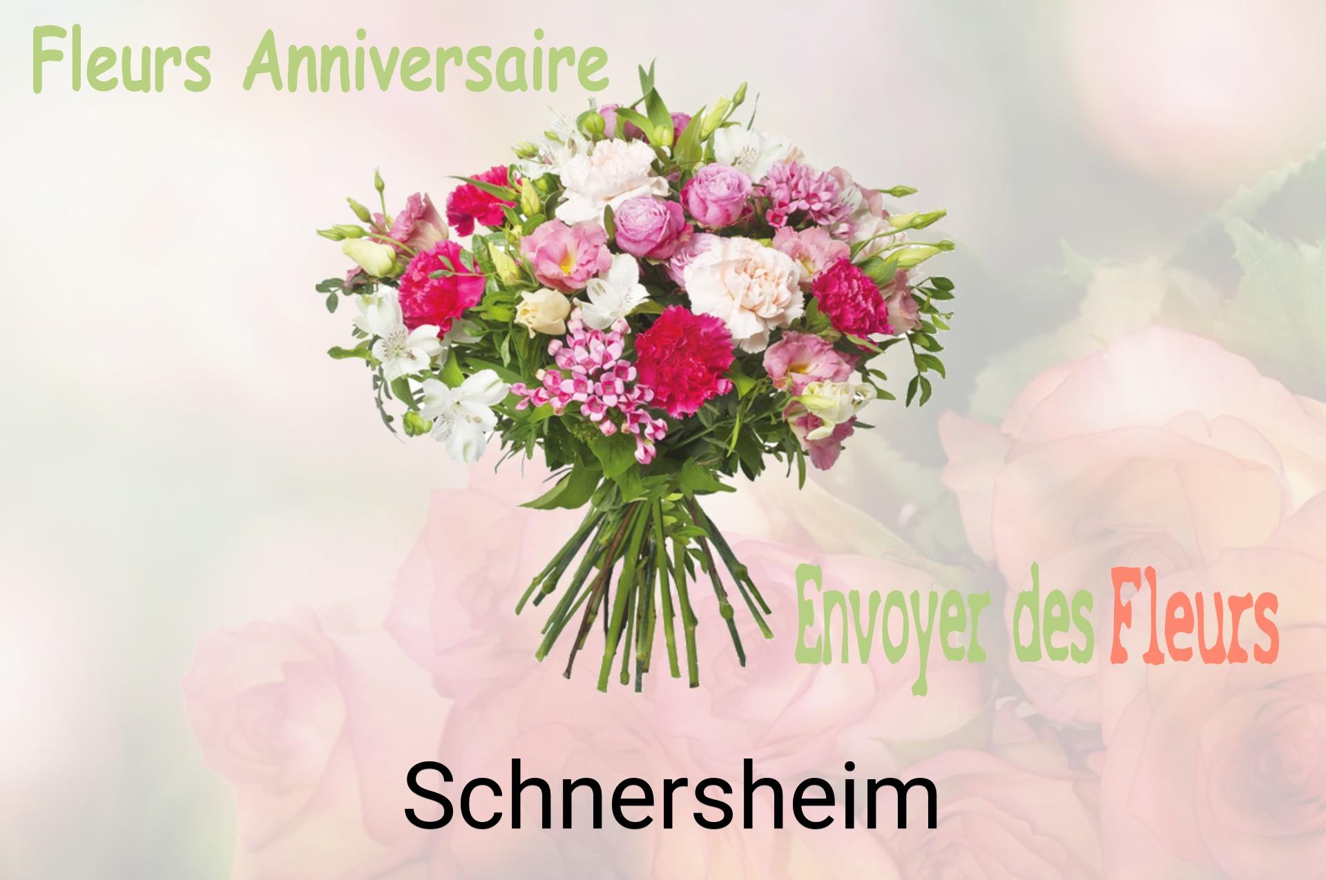 Bouquet de fleurs d’anniversaire livré à Schnersheim