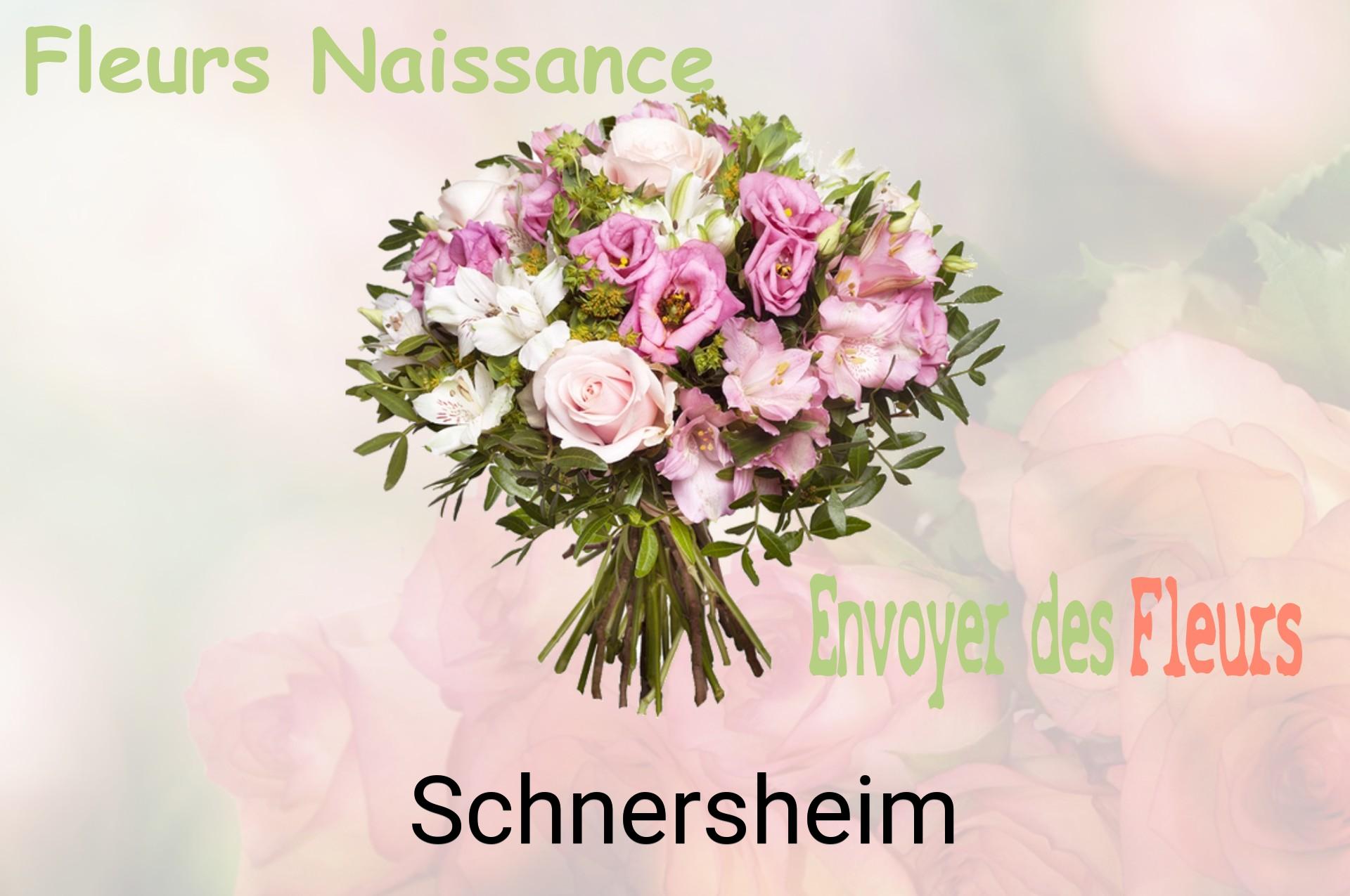 Bouquet de fleurs de naissance livré à Schnersheim